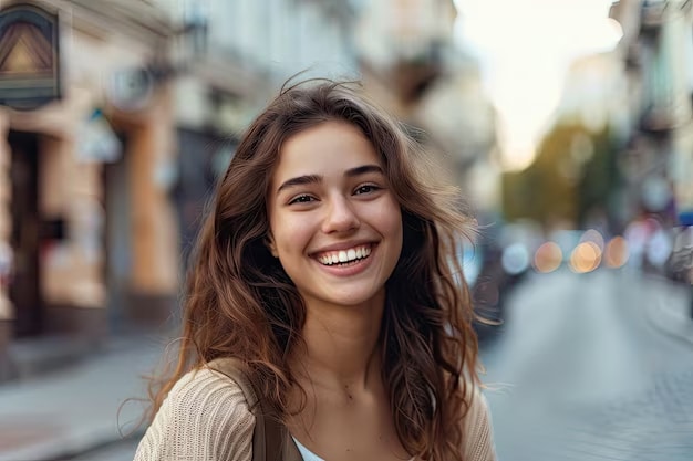 Smiling young woman