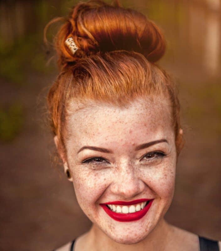 Girl with a nice smile