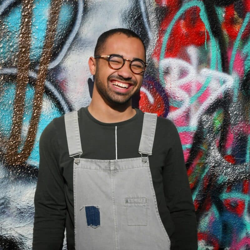 Confident man with nice teeth